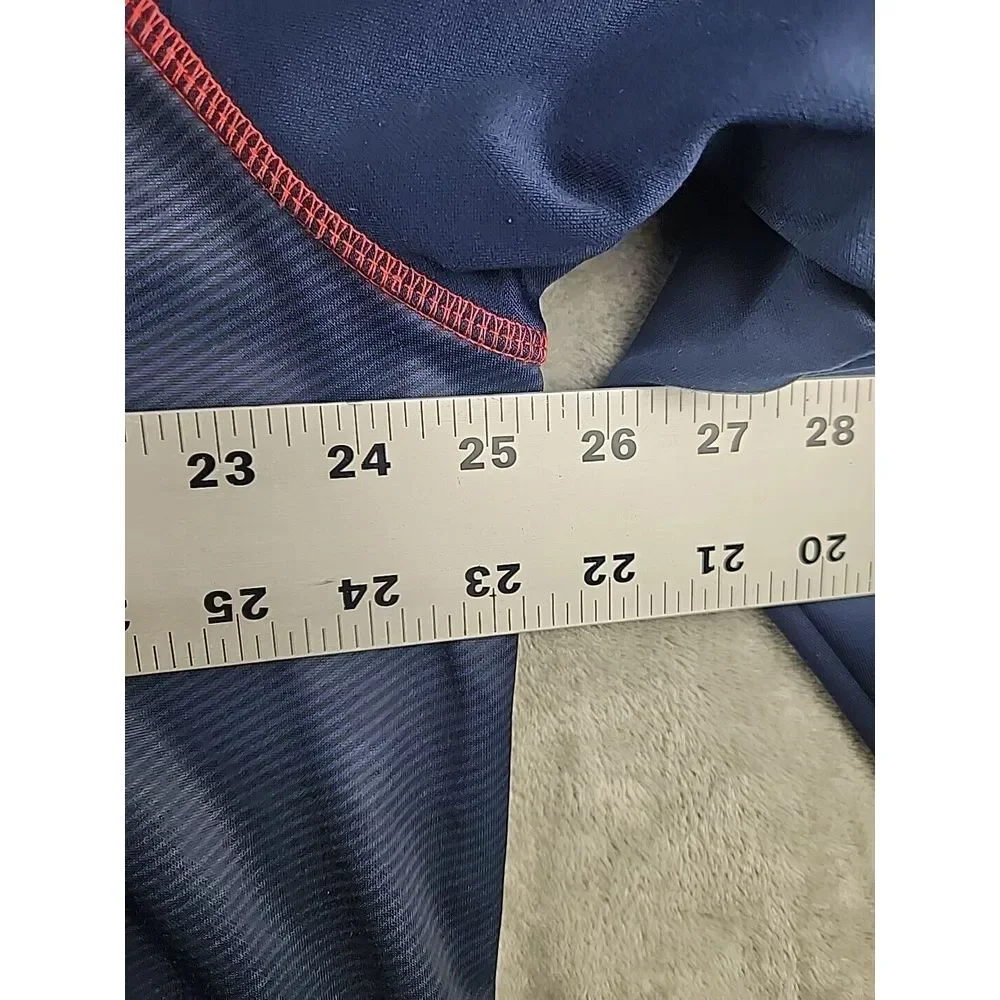 St‎ Louis Cardinals Mens XL Blue Pullover Majestic Therma-Base MLB Flaw